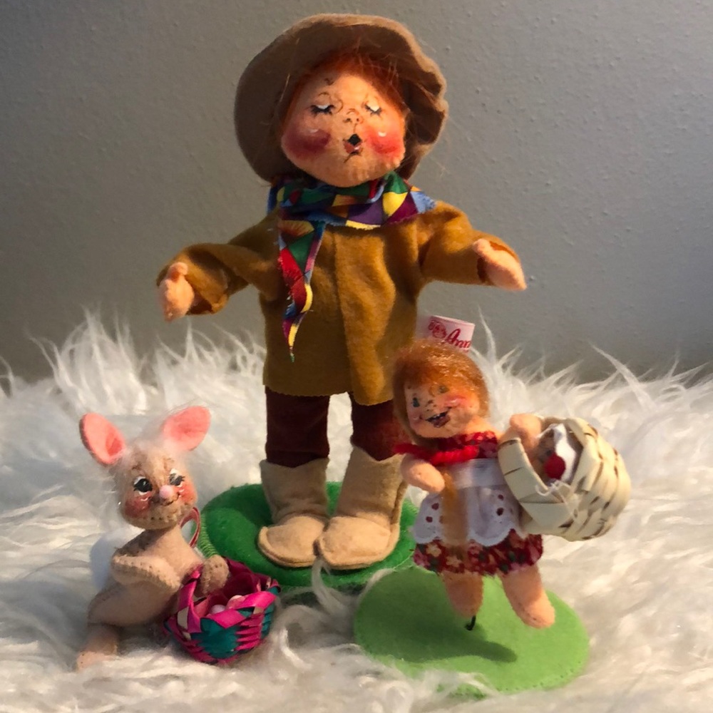 Set of 3 Annalee figures